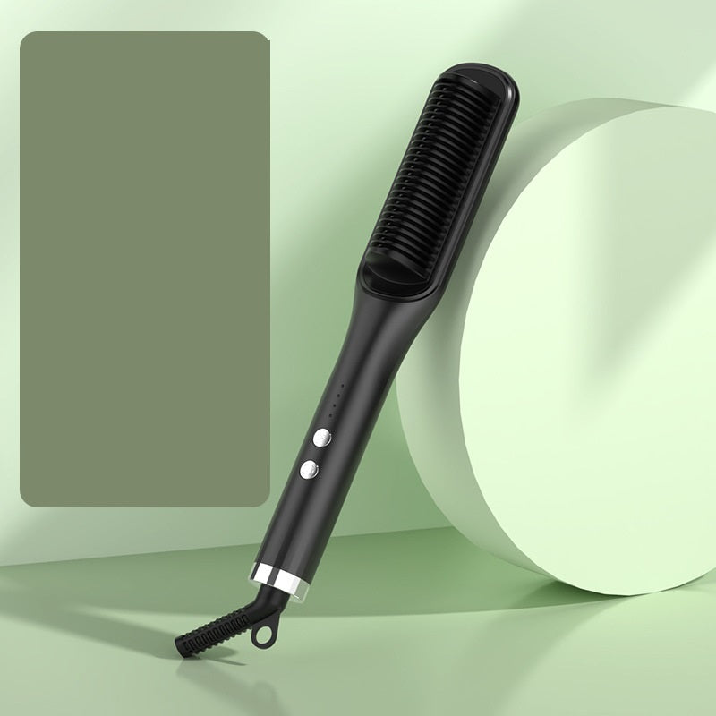 Everyday Auraa Hot & Cool Air Hair Straightener Brush, a heated hair comb for fast styling and versatile hair accessories.