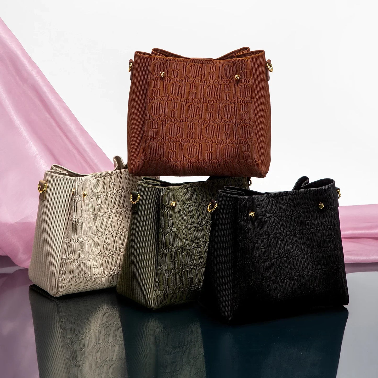 CH Women’s classic crossbody shoulder bag by Everyday Auraa, large capacity fashion bucket handbag for casual everyday use.