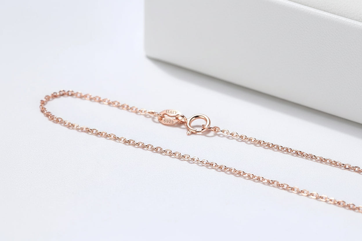Rose gold chain necklace 