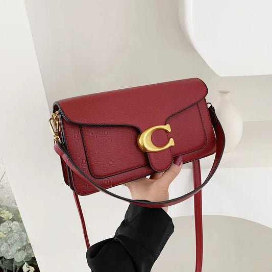 Women’s black caviar small square crossbody bag by Everyday Auraa, stylish portable PU shoulder handbag with elegant mini purse design.