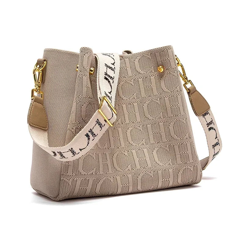 Large capacity CH Women’s Classic Crossbody Shoulder Bag by Everyday Auraa, featuring a casual bucket design and spacious interior.