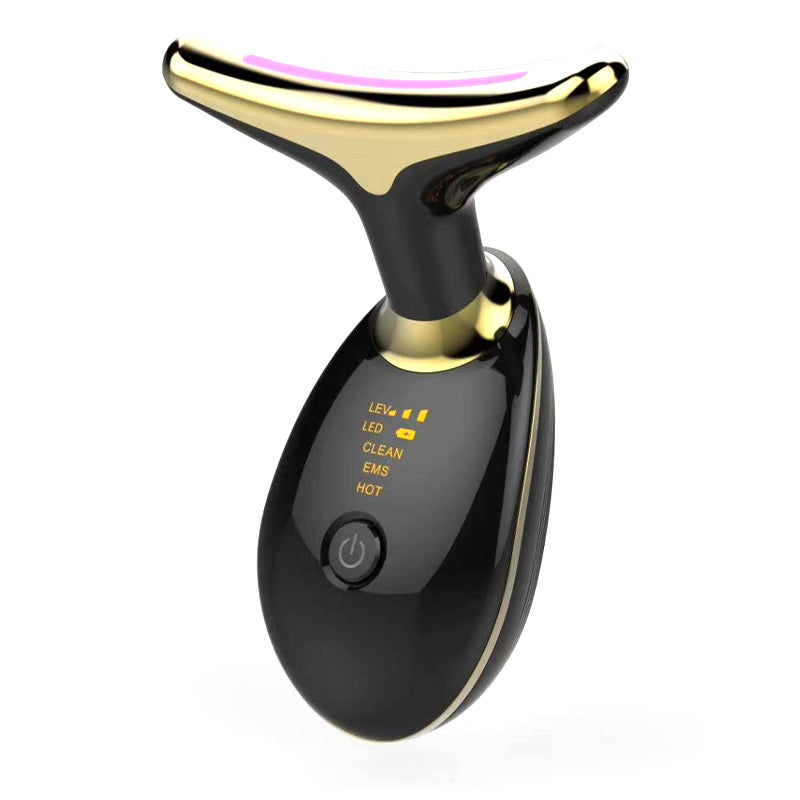Image of Everyday Auraa EMS Thermal Neck Lifting Massager with LED light therapy and microcurrent wrinkle remover.