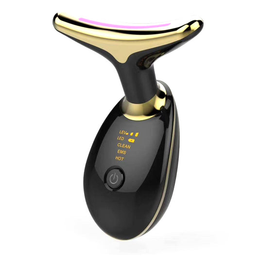 Image of Everyday Auraa EMS Thermal Neck Lifting Massager with LED light therapy and microcurrent wrinkle remover.